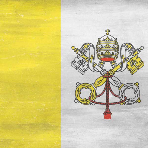 Vatican City Flag Distressed Galaxy Note 9 Skin